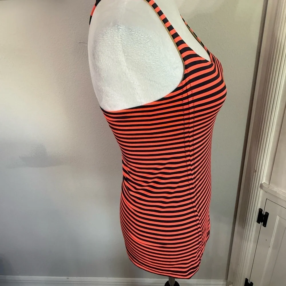 Lululemon Athletica blue and orange To be free Tank Top